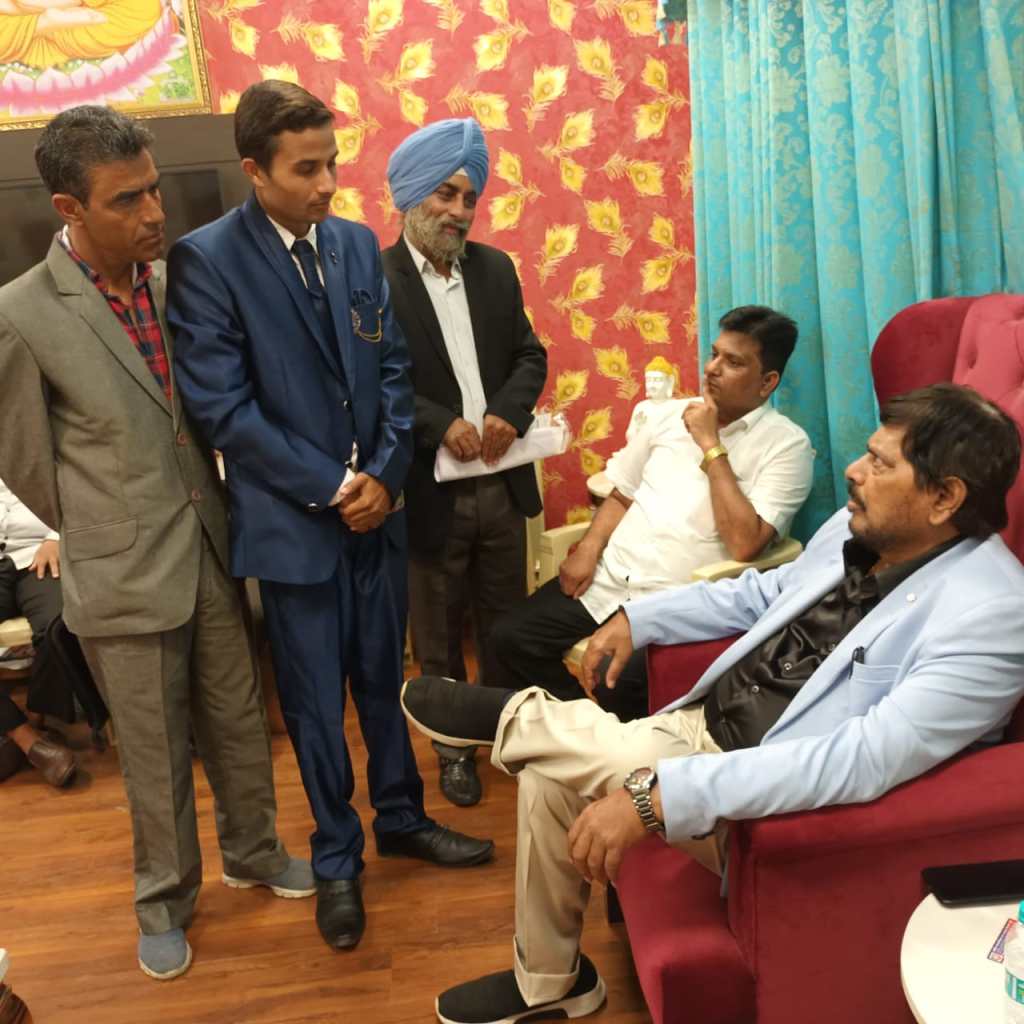 Meeting with Honourable Central Minister (Dr.Ramdas Athawale&nbsp;Sir)