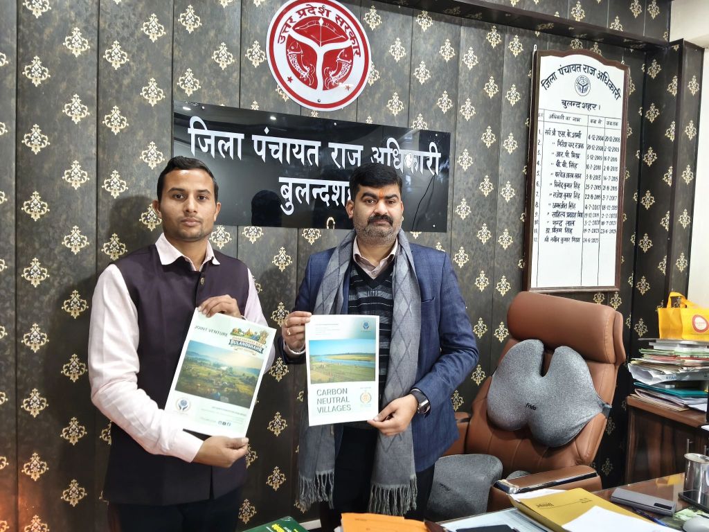 Satyam Foundation Pan India Signs MoU to Make Bulandshahr District Carbon&nbsp;Neutral